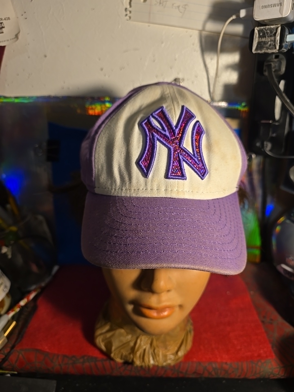 041226 New York Yankees New Era 9FORTY tottler Child Adjustable Strap Back Hat ɓ